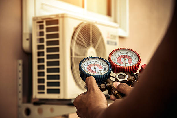 Professional Ductwork Repair technician working in Monessen, PA